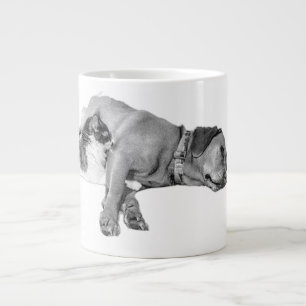 Grande Tasse Bouge d'art monochrome pour chien et chat