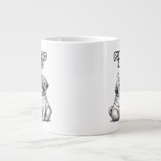Grande Tasse Bouge de spécialité avec carlins et baisers