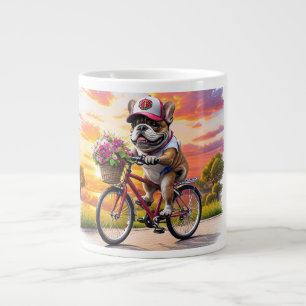 Grande Tasse Bouledogue français vélo French Bulldog