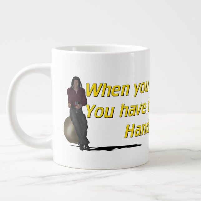 Grande Tasse Boules en laiton (Gauche)