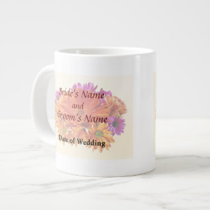 Grande Tasse Bouquet mixte avec produits Mariages Daisy et Mums