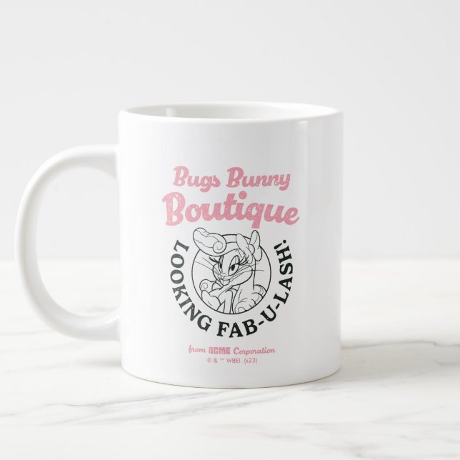 Grande Tasse Boutique BUGS BUNNY™ - Fab-U-Lash à l'air ! (Gauche)