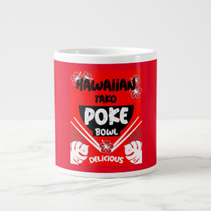 Grande Tasse Bowl de Poke Hawaïen Tako Poke