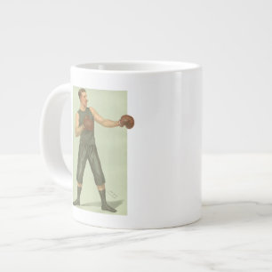 Grande Tasse Boxer vintage avec troncs verts longs