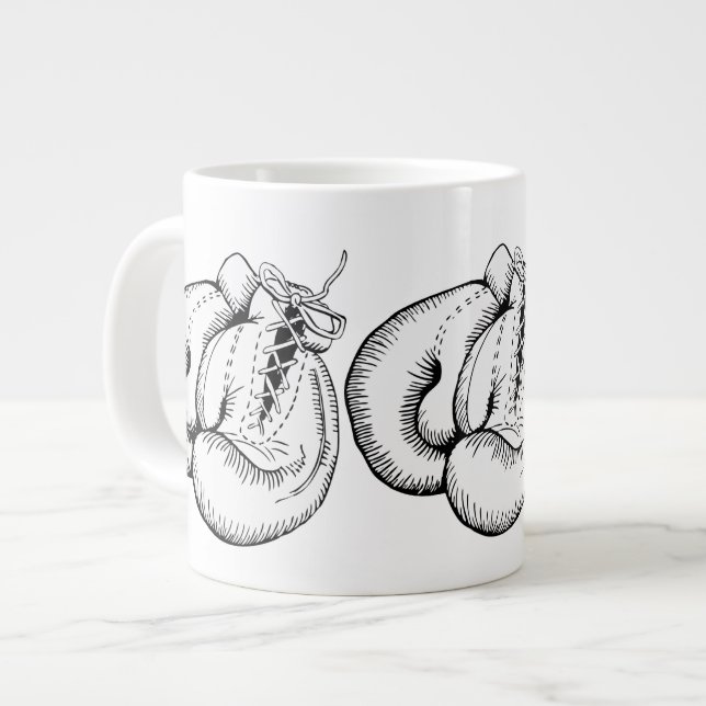 GRANDE TASSE BOXING DÉVELOPPE LE DESIGN SPORTIF (Devant gauche)