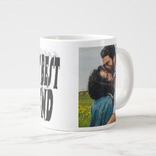 Grande Tasse Boyfriend photo noir typographie