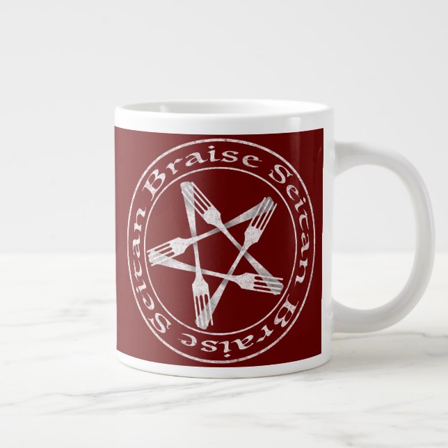 Grande Tasse Braise Seitan Vegan Pentagram (light version) (Droite)