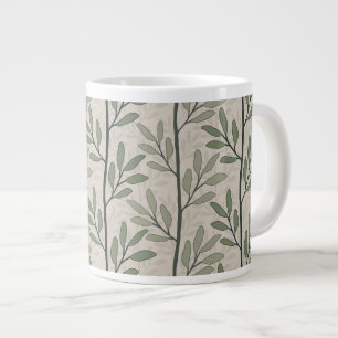 Grande Tasse Branches et tiges montantes Olive Vert Sauge