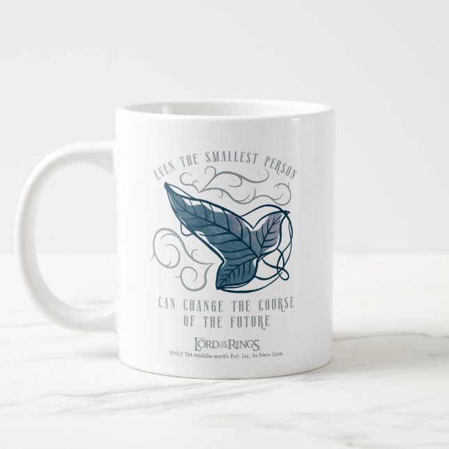 Grande Tasse Broche elfique de la Communauté Citation Graphique (Gauche)