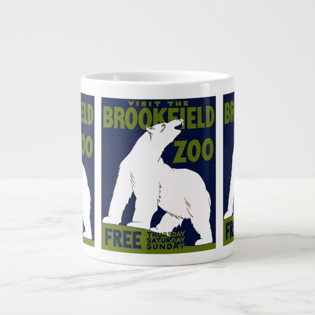 Grande Tasse Brookfield Zoo, Programme d'art fédéral Poster 193 (Devant)