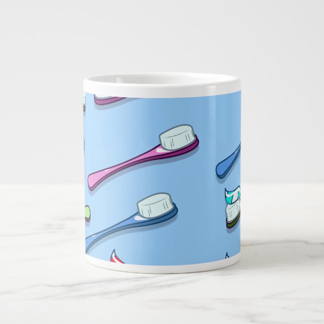Grande Tasse Brosses à dents (Devant)