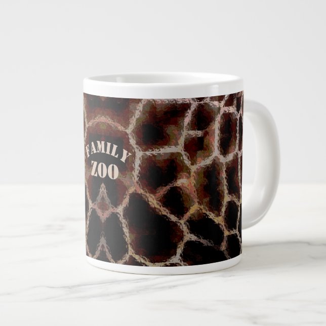 Grande Tasse Brown poster de animal (Devant droit)