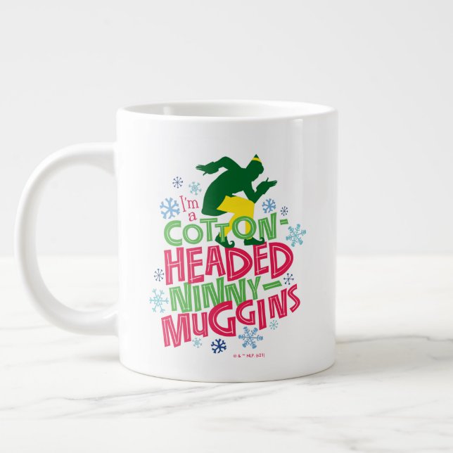 Grande Tasse Buddy l'Elfe | Ninny-muggins en coton (Gauche)