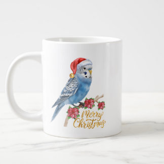 Grande Tasse Budgie Christmas