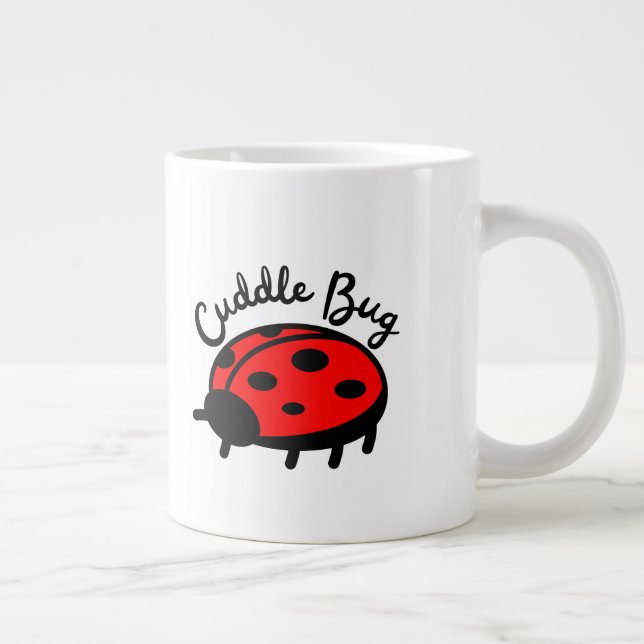 Grande Tasse Bug de câlin Ladybug | Design agréable et conforta (Droite)