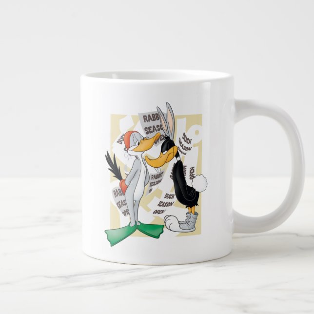 Grande Tasse BUGS BUNNY™ & DAFFY DUCK™ Prêt Pour La Saison De C (Droite)