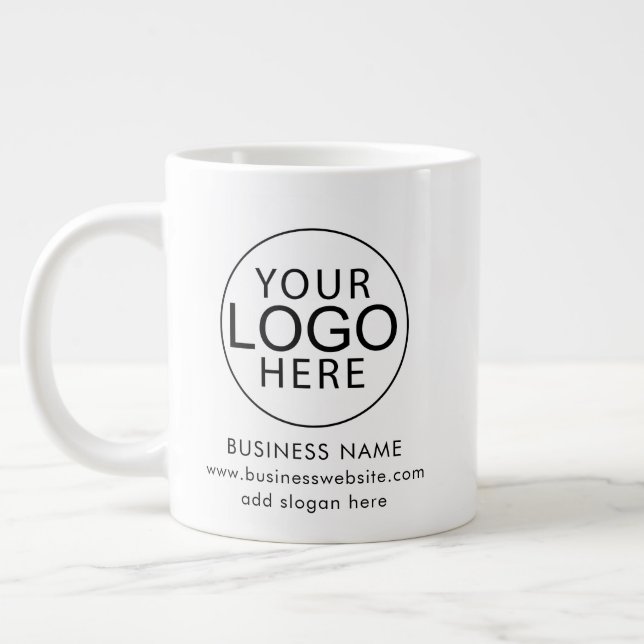 Grande Tasse Business Logo Corporate Promotional Swag Custom (Gauche)