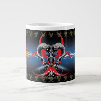 GRANDE TASSE BW ! AVERTISSEMENT BIOHAZARD ! CRÂNE