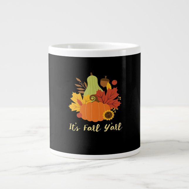 Grande Tasse C’est l’esthétique tendance de Fall Y’all (Devant)