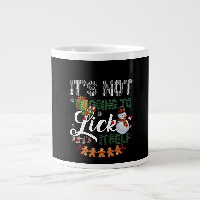 Grande Tasse Ça ne va pas se lick Snowman (Devant)