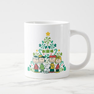 Grande Tasse cacahuètes   Arbre de Noël de menthe poivrée