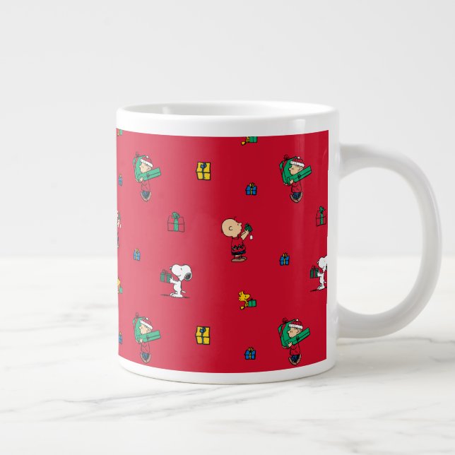 Grande Tasse cacahuètes | Cadeau de Noël Rouge (Droite)
