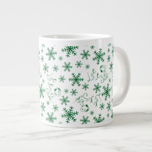 Grande Tasse cacahuètes   Christmas Snoopy Let It Snow Motif