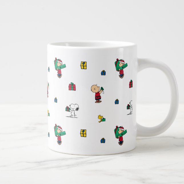 Grande Tasse cacahuètes | Motif cadeau de Noël (Droite)