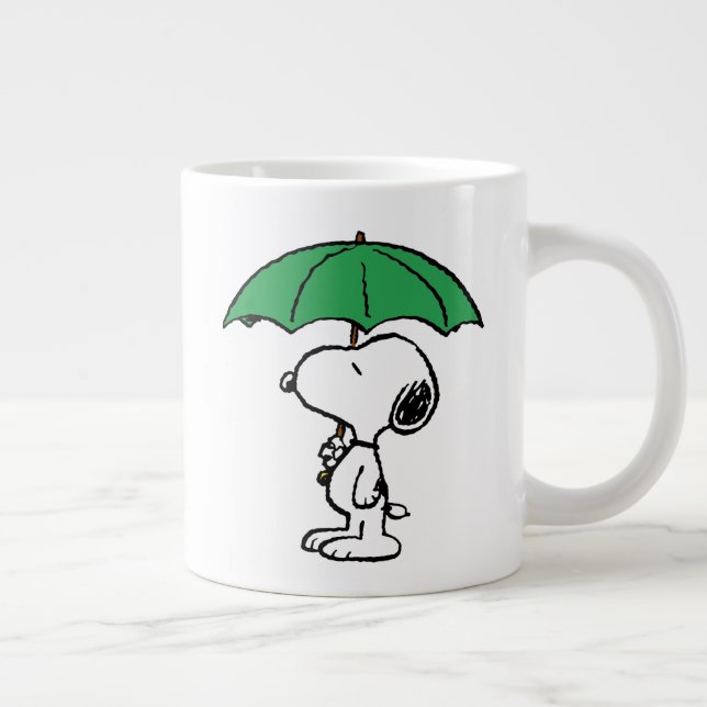 Grande Tasse cacahuètes | Parapluie vert Snoopy (Droite)