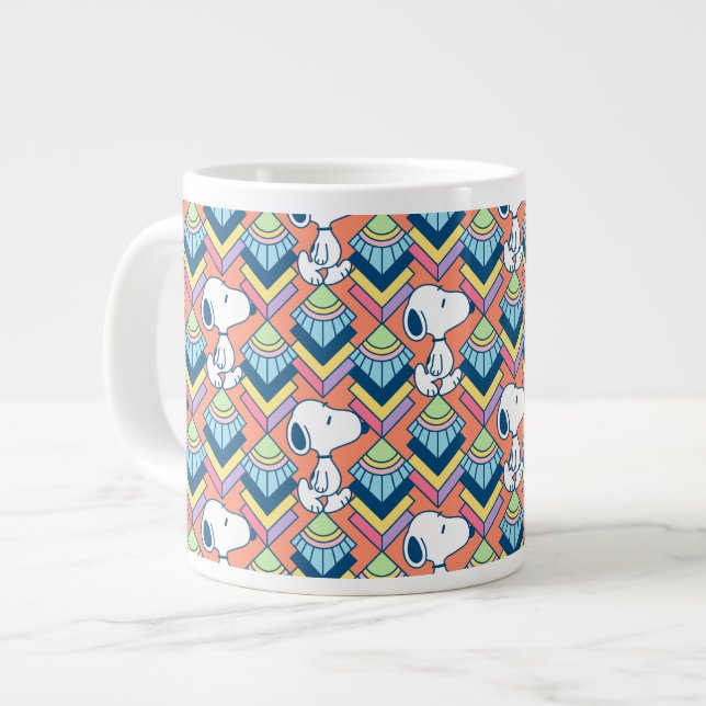 Grande Tasse cacahuètes | Snoopy Deco Dreams Motif (Devant gauche)