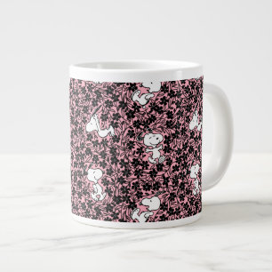 Grande Tasse cacahuètes   Snoopy Flower Vine Motif