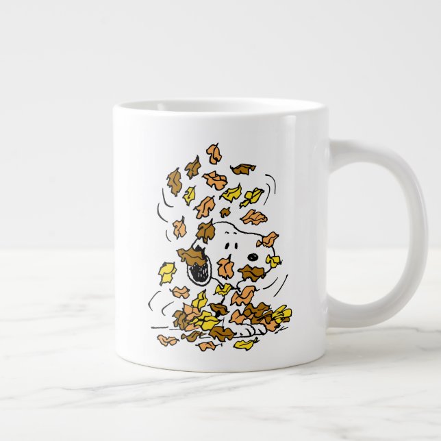 Grande Tasse cacahuètes | Snoopy Pile de Feuilles (Droite)