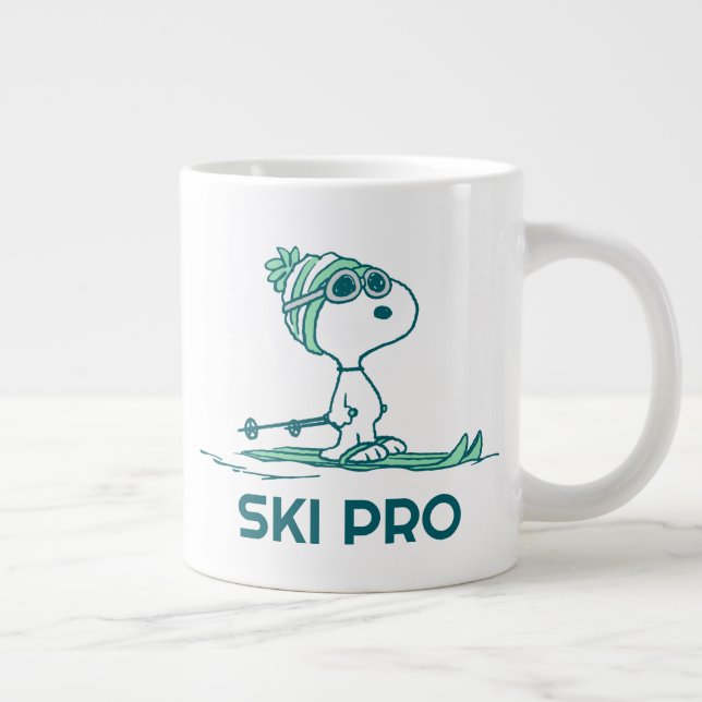 Grande Tasse cacahuètes | Snoopy sur Skis (Droite)