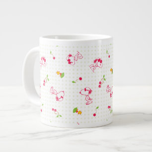 Grande Tasse cacahuètes   Snoopy & Woodstock Cherry Motif