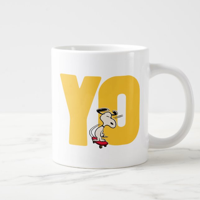 Grande Tasse cacahuètes | Snoopy YO Skateboard (Droite)