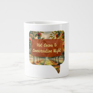 Grande Tasse Cacao chaud personnalisé et boîte de nuit de conve