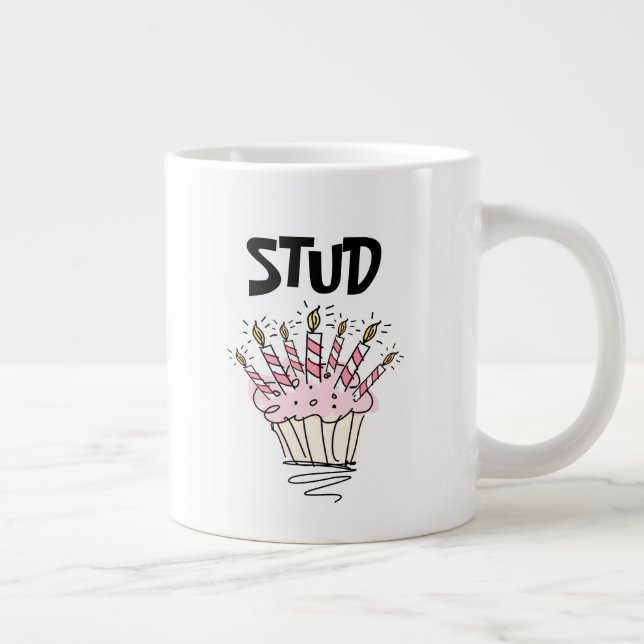 Grande Tasse Cadeau d'anniversaire Stud Muffin (Droite)