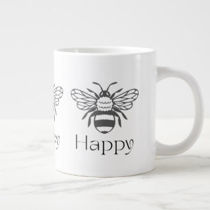 Grande Tasse Cadeau de bien-être affirmation positive Abeille h