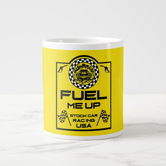 Grande Tasse Cadeau de course de voitures de série (Devant)