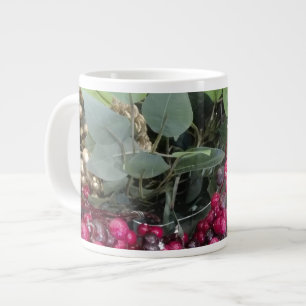 GRANDE TASSE CADEAU DE FLEURS MODERNE COLORÉ POUR FILLE SOEUR M