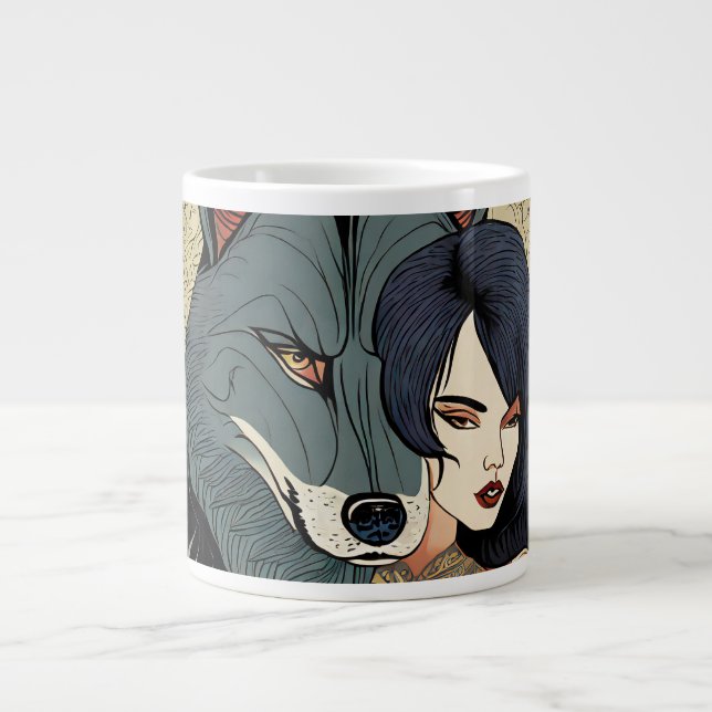 Grande Tasse Cadeau de Mme Jeunesse Russie (Devant)