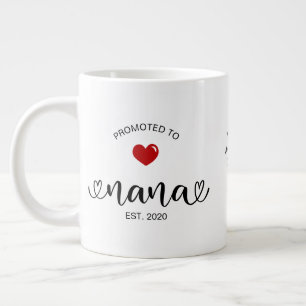 Grande Tasse Cadeau de nouvelle grand-mère établi pour Nana