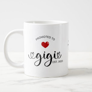 Grande Tasse Cadeau de nouvelle grand-mère Gigi