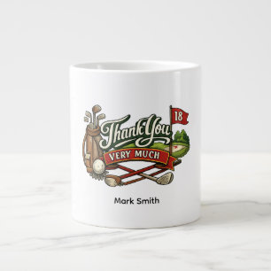Grande Tasse Cadeau de remerciement de golf pour golfeur