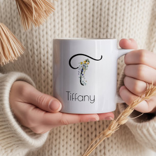 Grande Tasse Cadeau de retraite monogramme de l'employeur aquar