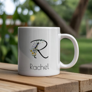 Grande Tasse Cadeau de retraite monogramme de l'employeur aquar