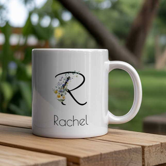 Grande Tasse Cadeau de retraite monogramme de l'employeur aquar (Créateur téléchargé)