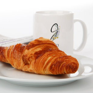 Grande Tasse Cadeau de retraite Monogramme doux employeur aquar