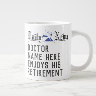 Grande Tasse Cadeau de retraite pour un médecin