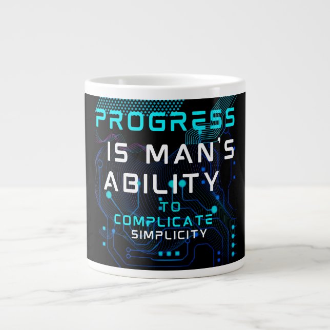 Grande Tasse Cadeau de soutien technique de technologie de l'in (Devant)